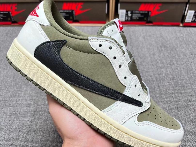 LJR Batch Travis Scott x Air Jordan 1 Low OG Medium Olive DM7866-200